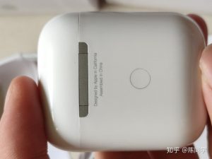 华强北版airpods背后喷码很假插图