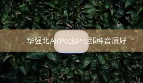 华强北AirPodsPro那种音质好插图