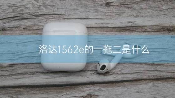 洛达1562e的一拖二是什么？插图